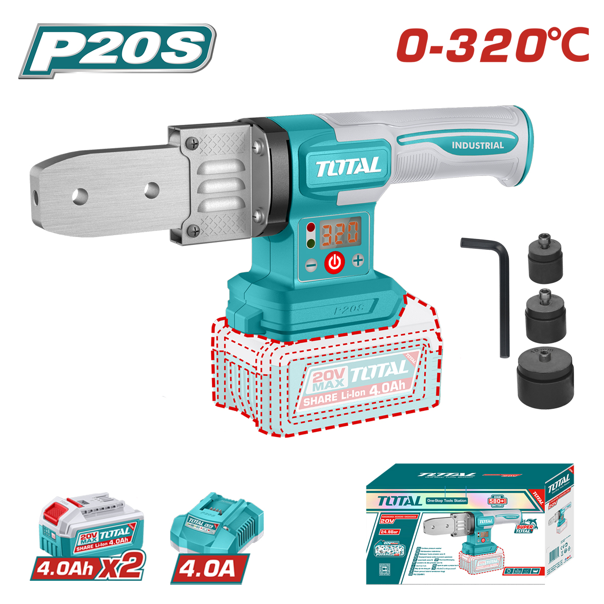Cordless plastic tube welding tools TWTLI20182 Cordless plastic tube welding tools TWTLI20182 - Image 1