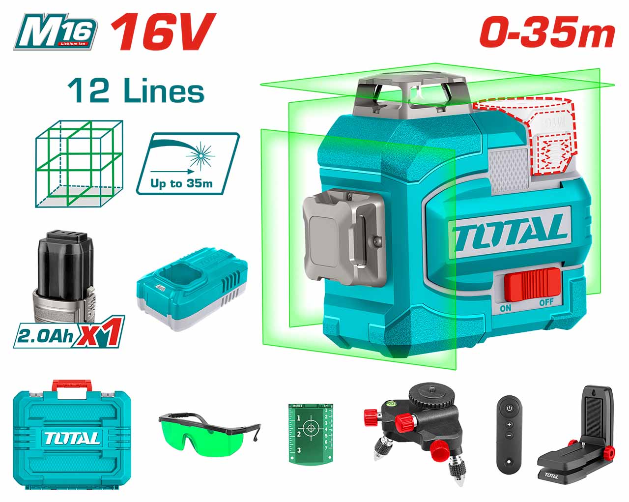 Li-ion Laser Level TLL301201 Li-ion Laser Level TLL301201 - Image 1