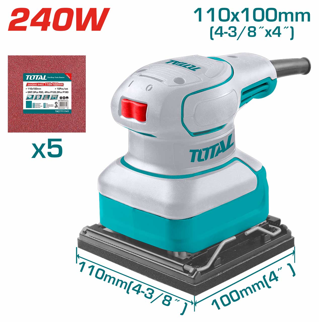 Palm Sander Industrial TF2241108 Palm Sander Industrial TF2241108 - Image 1