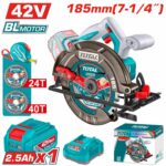 Total 42V Cordless 185MM Circular Saw TSLI4218511