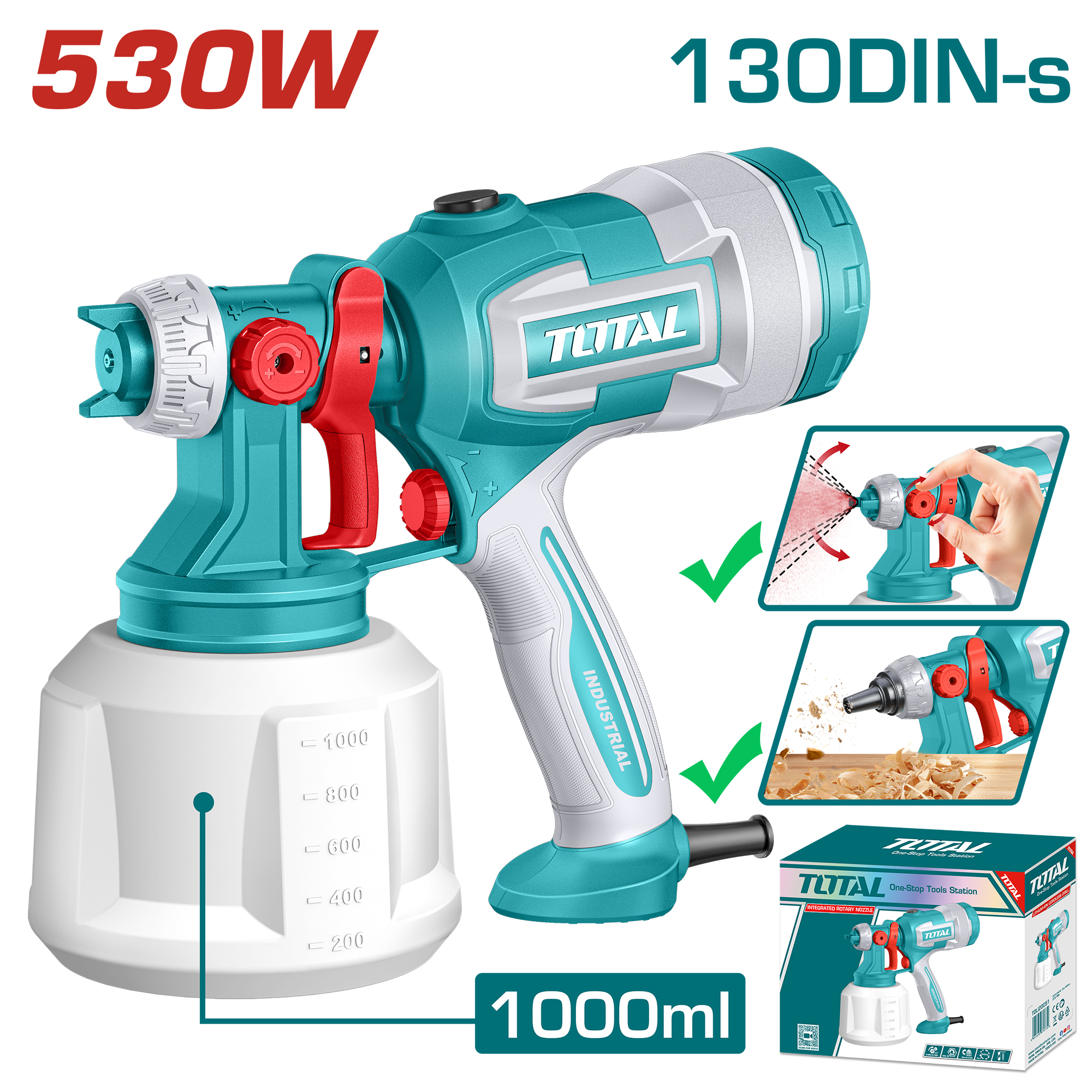 Total Tools Spray Gun TT4506 Total Tools Spray Gun TT4506 - Image 1